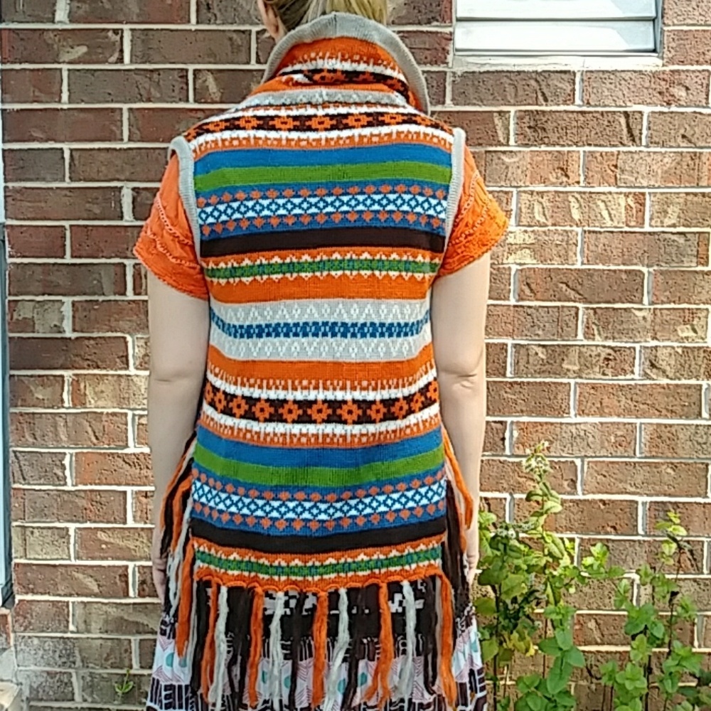 Fall colors Cherish size s sweater vest